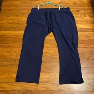 Mandala xl petite navy scrub pants